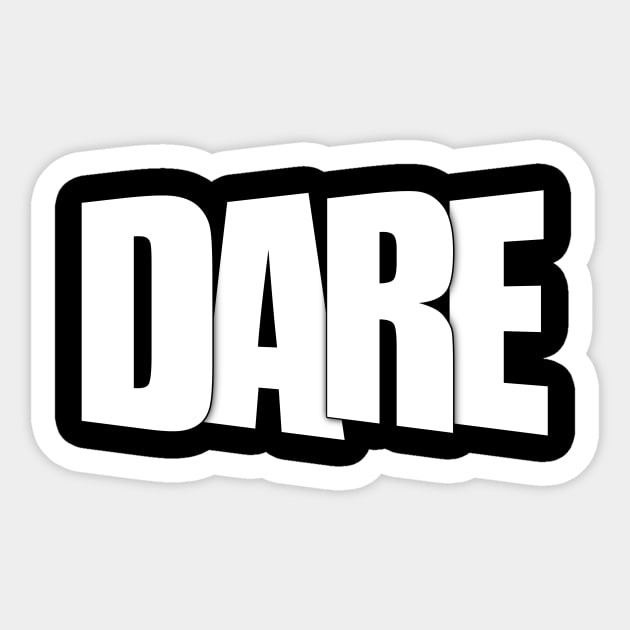 DARE Sticker by Curator Nation